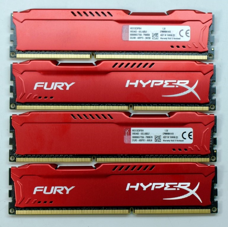 16GB DDR3 1333MHz Kingston HyperX