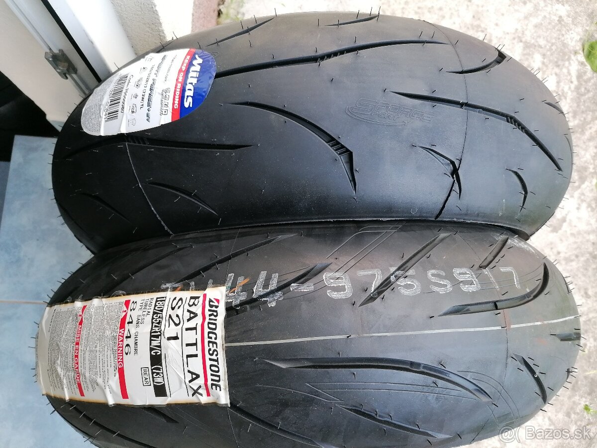 180/55zr17 BRIDGESTONE alebo MITAS