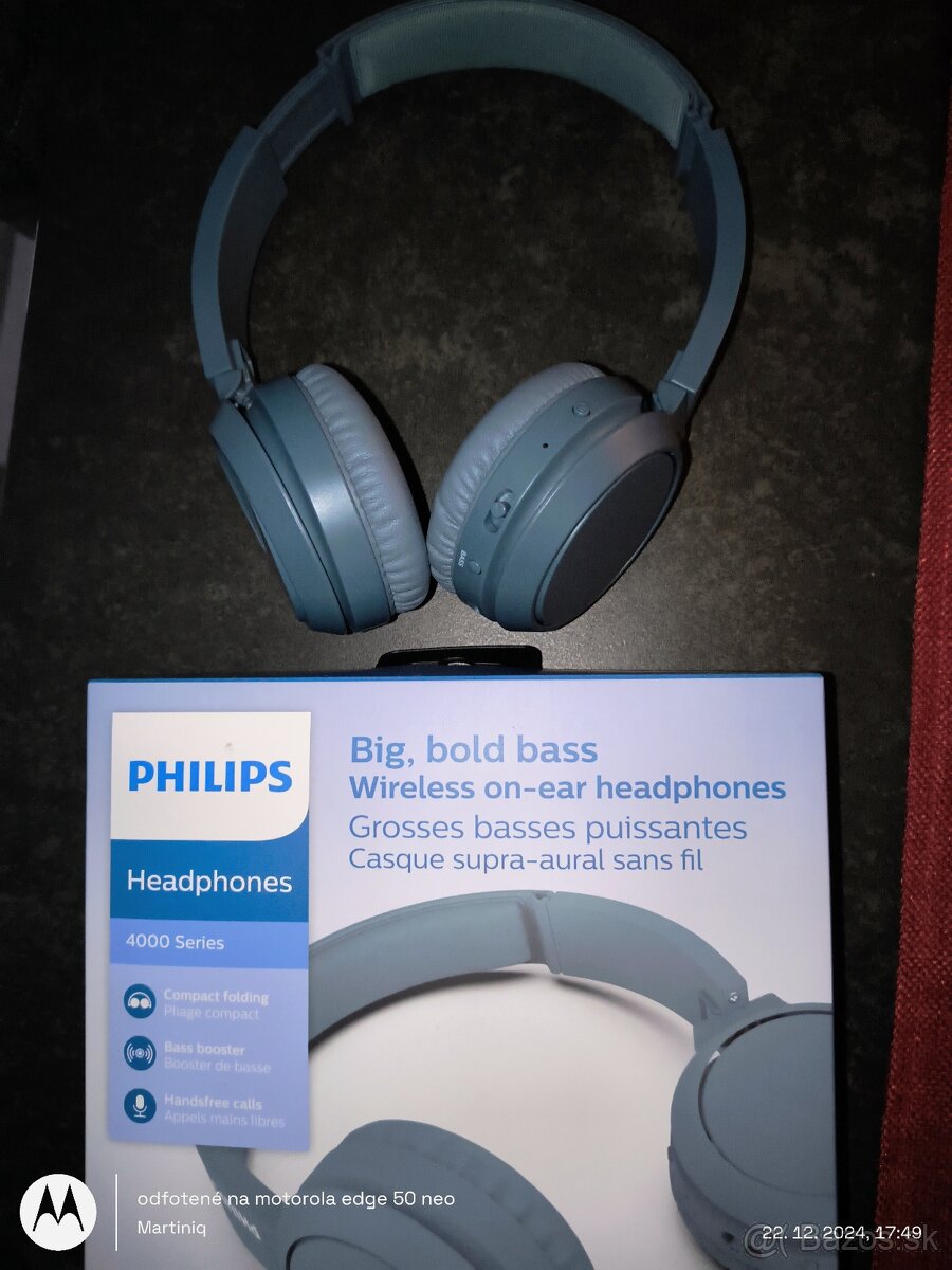 Bezdrôtové slúchadlá Philips TAH4205