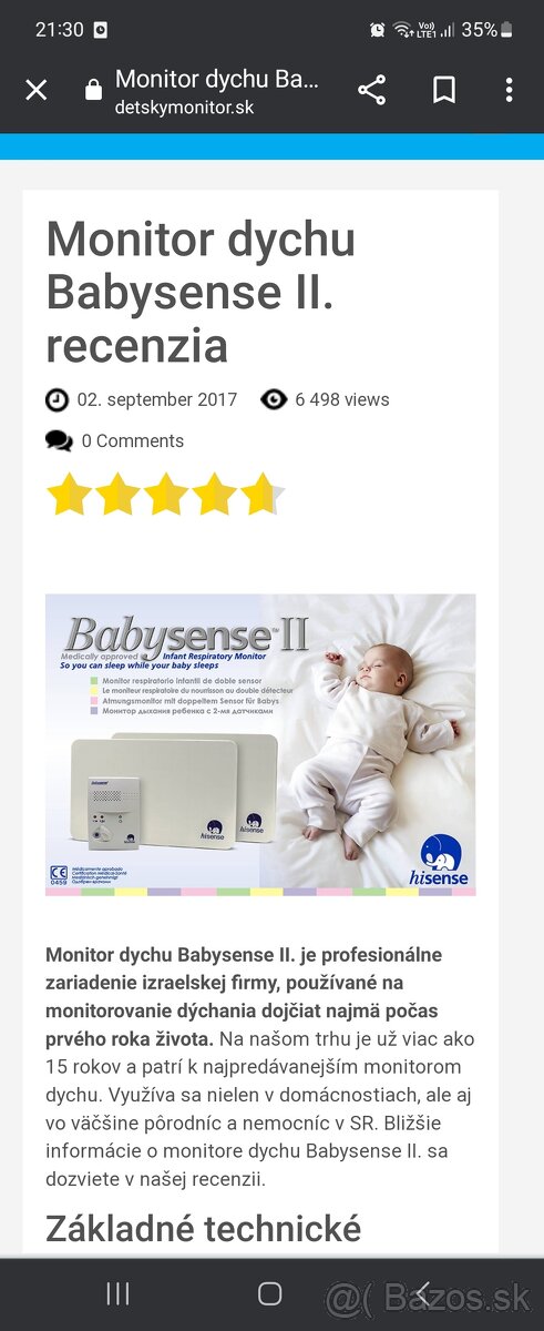 Monitor bych babysense