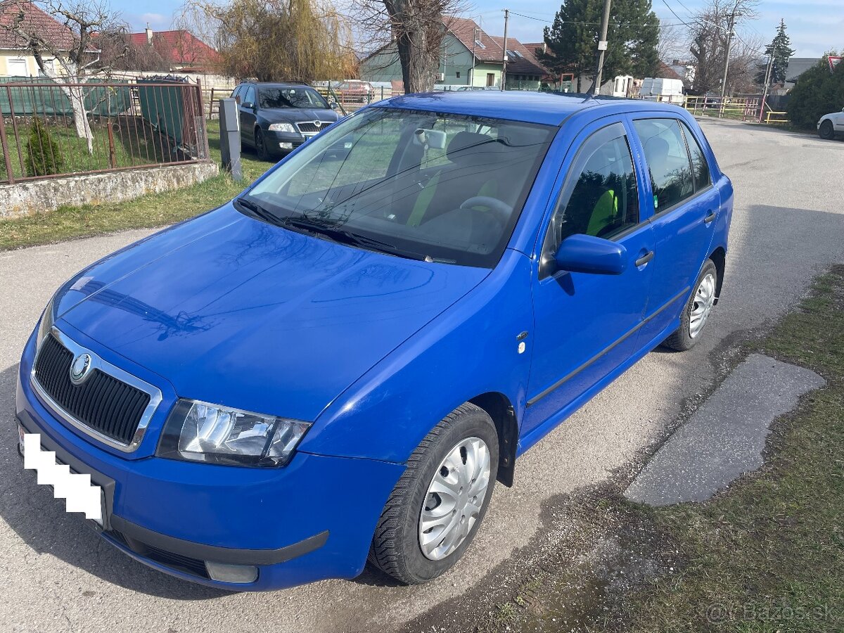 SKODA FABIA 1,4 MPI 50 KW R.V.2002