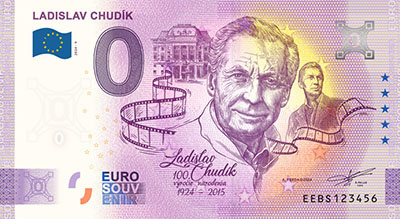 0€ bankovka 0 Euro Souvenir bankovky BZD cisla do 100