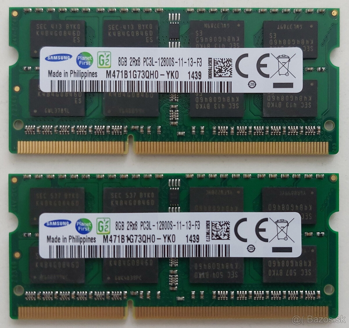 8GB DDR3L 1600Mhz SODIM Samsung