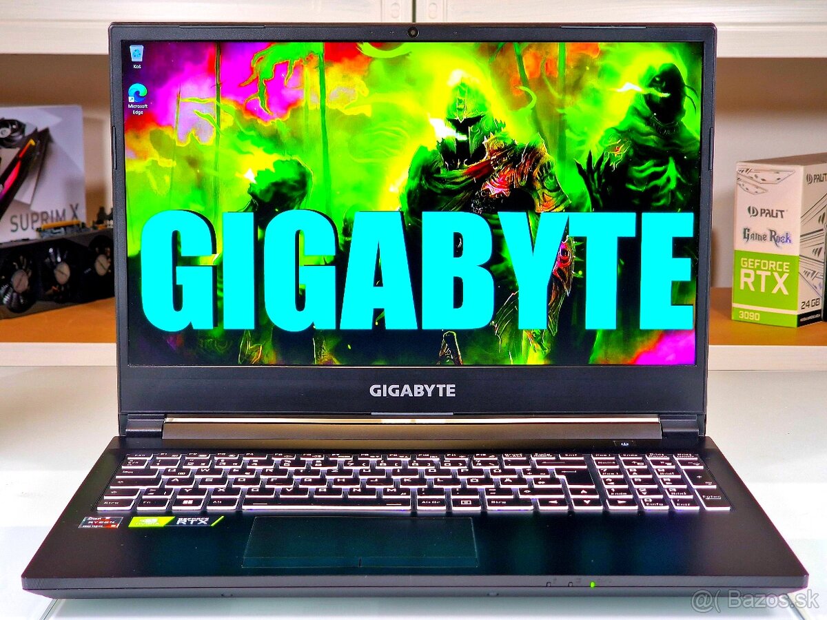 Herný notebook GIGABYTE A5 | RTX 3060 130W | záruka | 144Hz