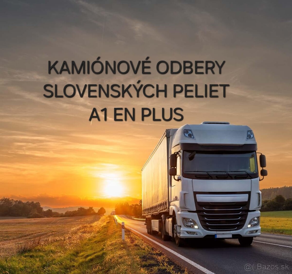 KAMIÓNOVÝ ODBER PELETY A1 EN PLUS SLOVENSKÉ