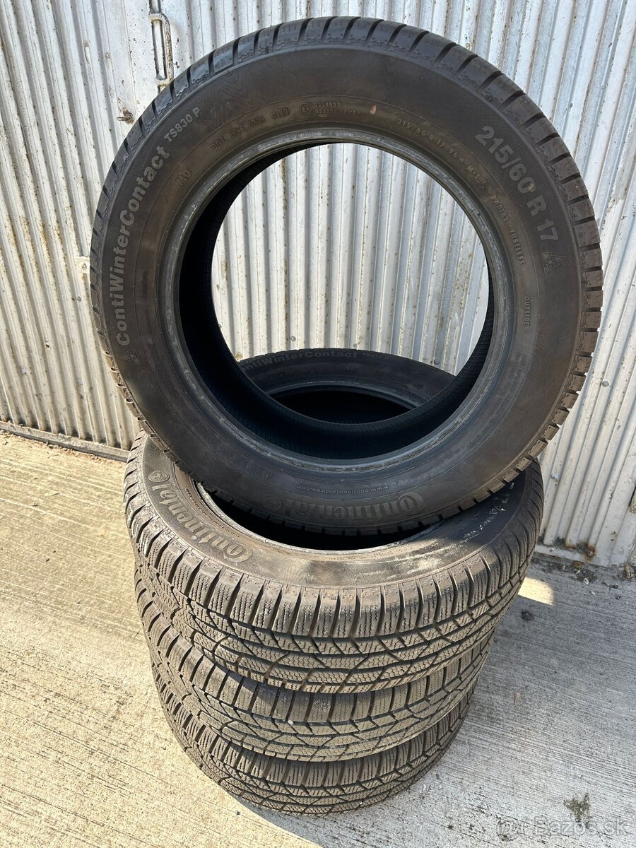 Zimne pneumatiky CONTINENTAL 215/60 R17