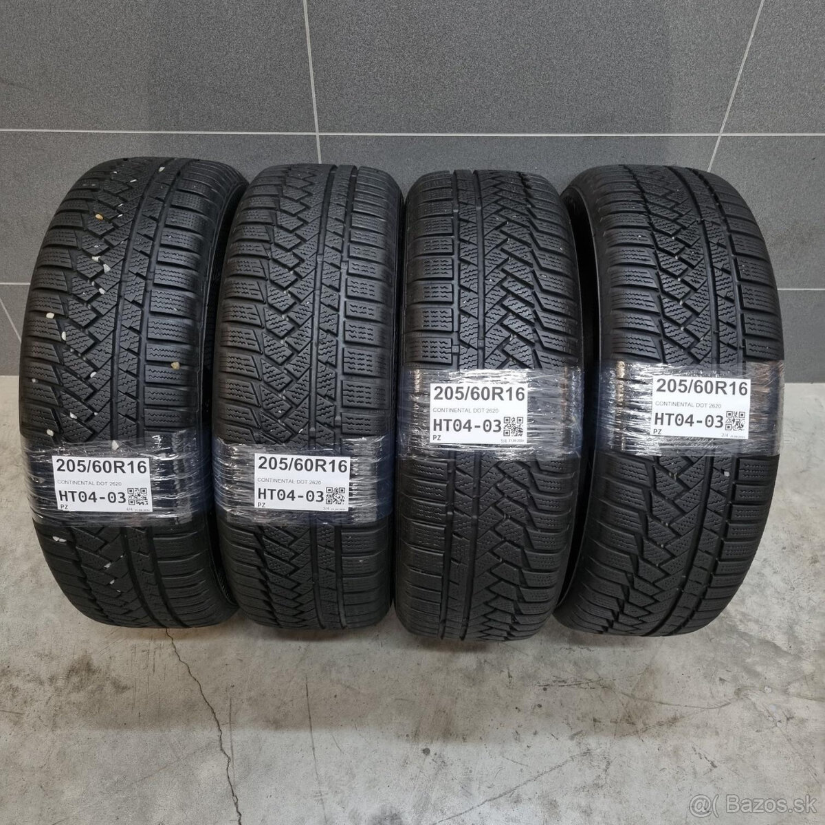 Zimné pneumatiky 205/60 R16 CONTINENTAL DOT 2620