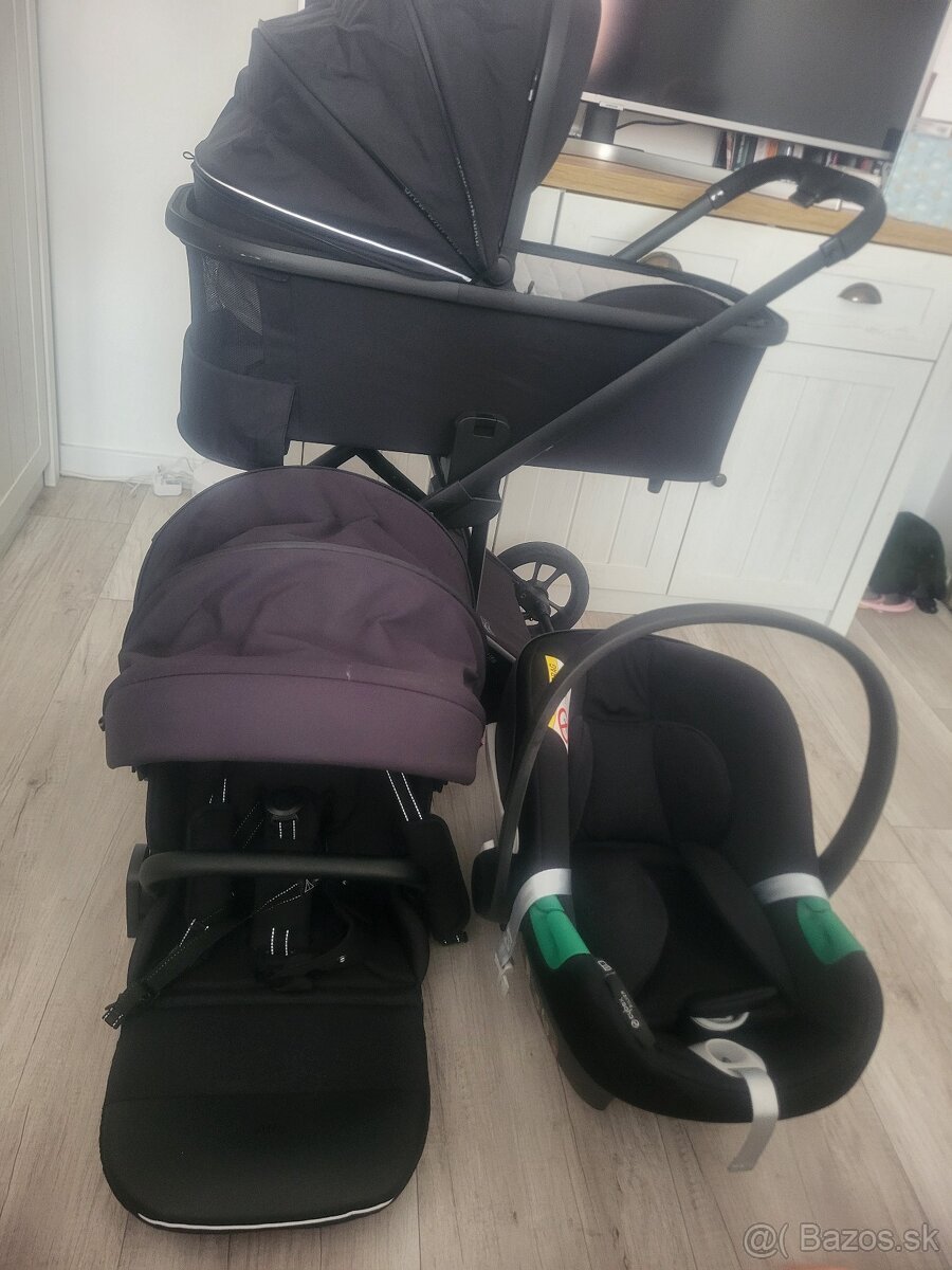 Kombinovaný kočík 2v1 Carrello ALFA 2023 + Cybex vajíčko