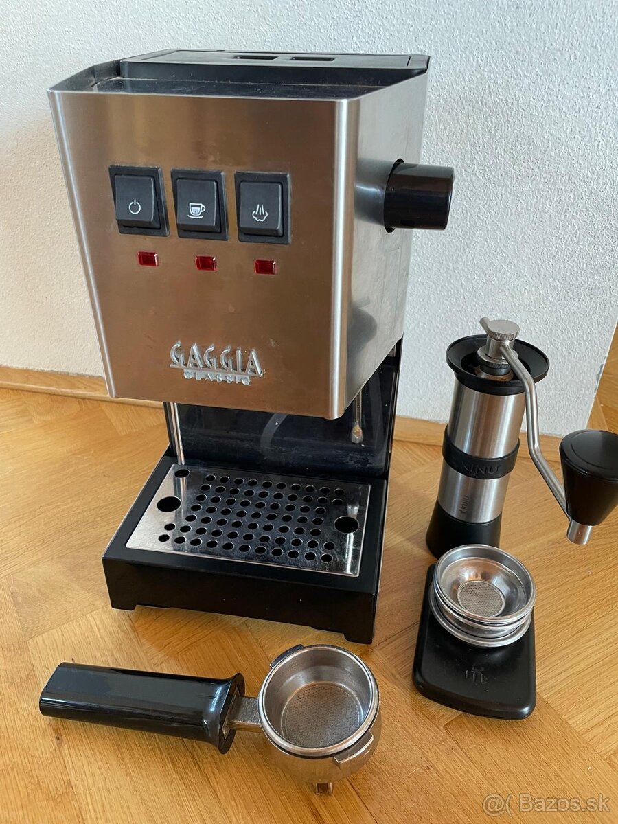 GAGGIA NEW Classic pákový kávovar (Aga1),  KINU M47 PHOENIX