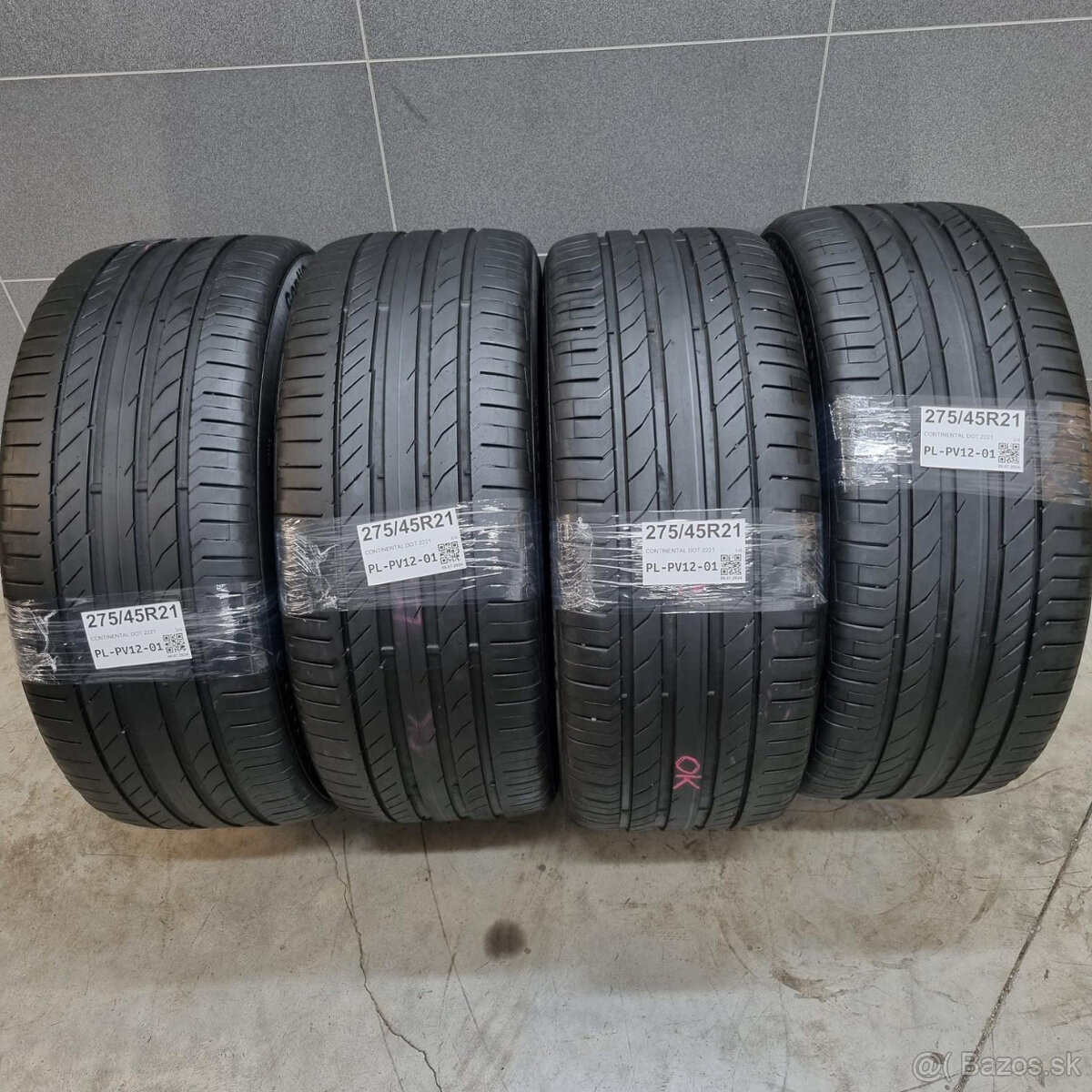 Letné pneumatiky 275/45 R21 CONTINENTAL DOT2221