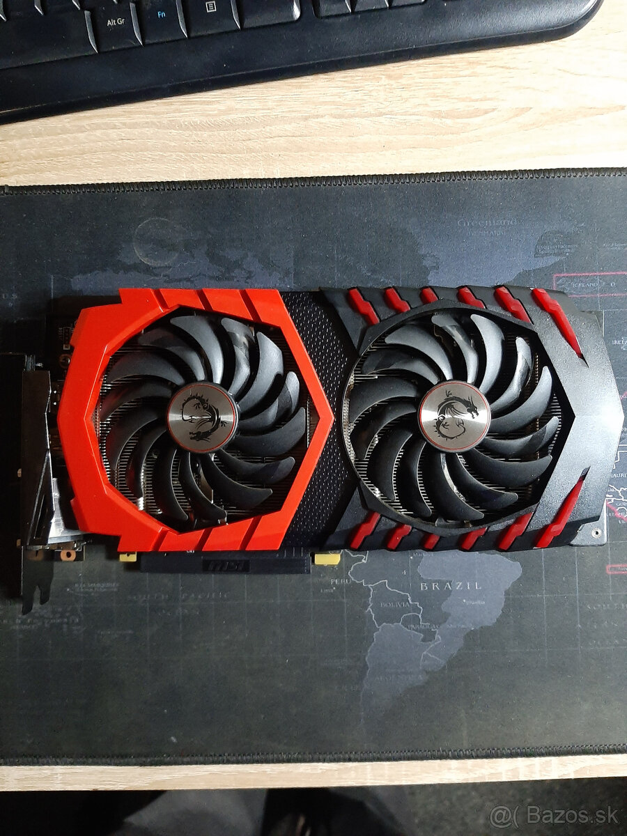 »»» Predám MSI GTX 1060 6GB Gaming X «««