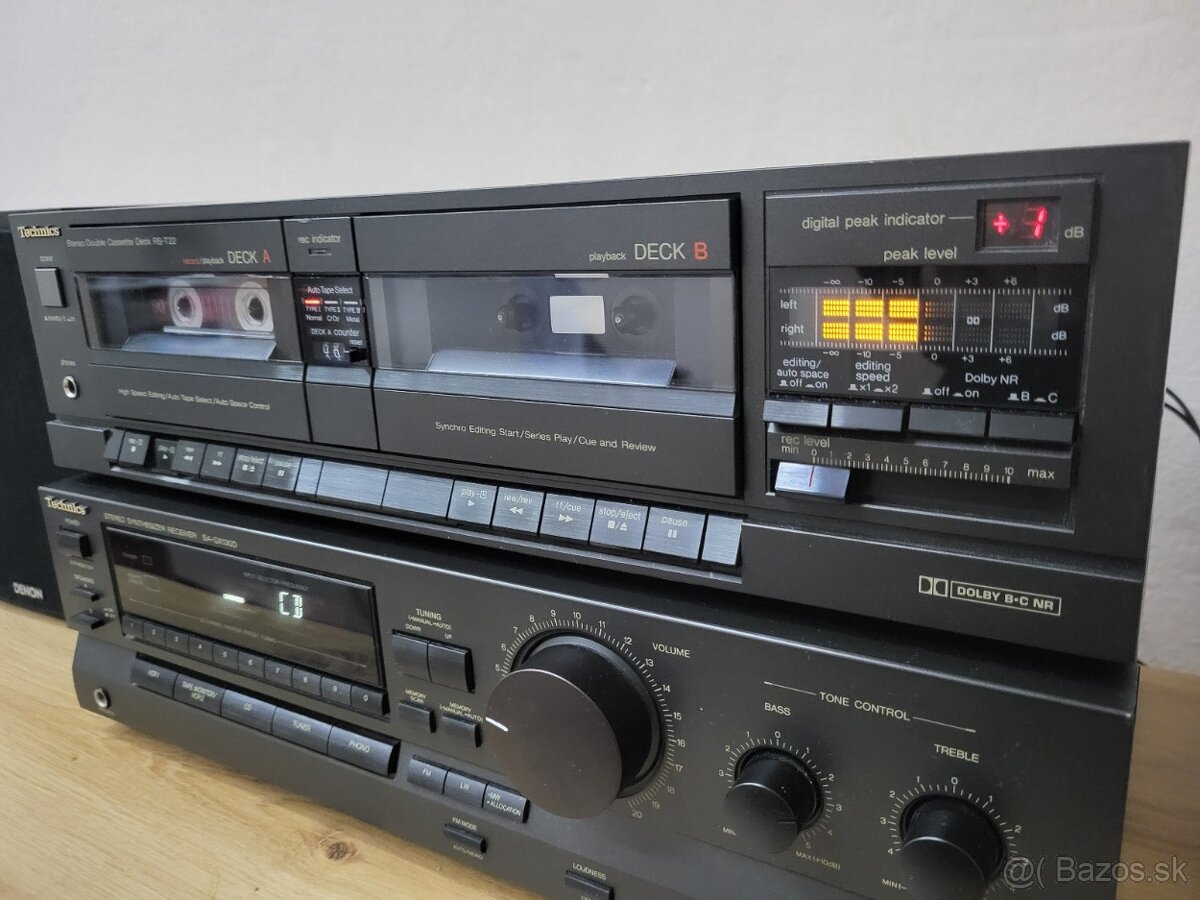 RS - T22 - Technics - tape deck - top stav