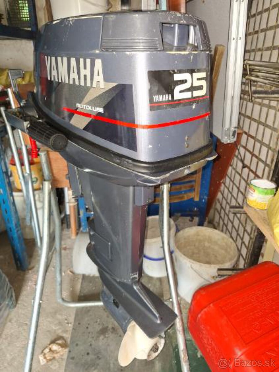 Yamaha 25hp Autolube 2 takt závesný motor Cln lodný motor