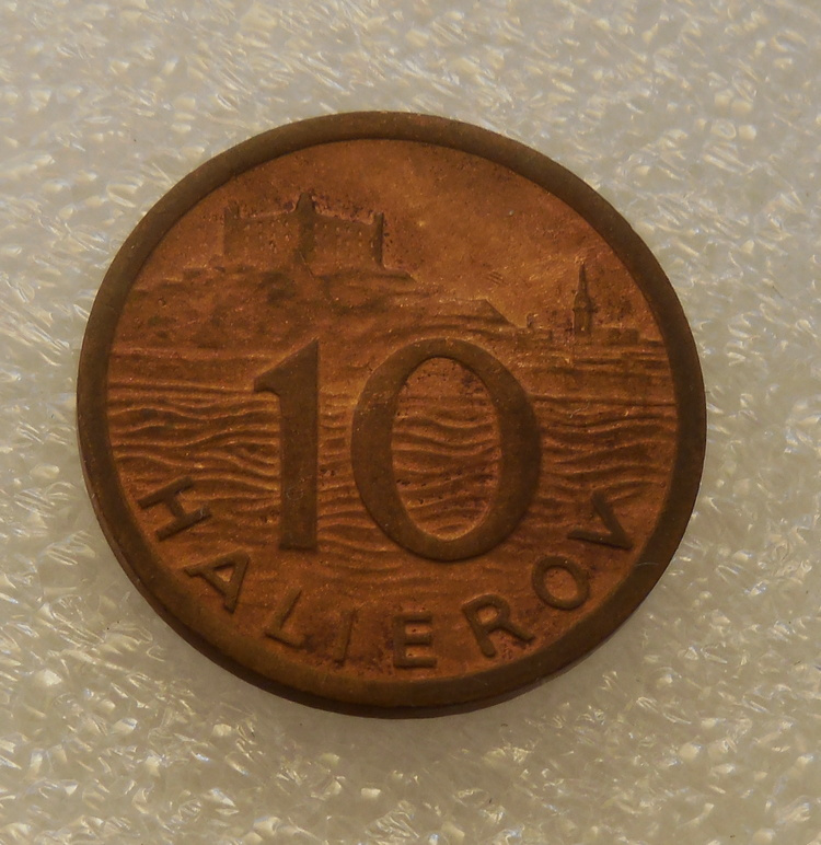 Mince: 10 Halierov 1942 UNC stav - Slovenský štát 1939-1945