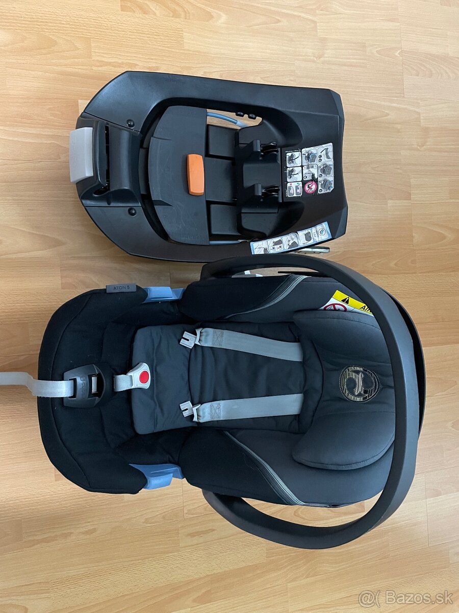 Vajíčko CYBEX Aton 5 + isofix Base 2-FIX