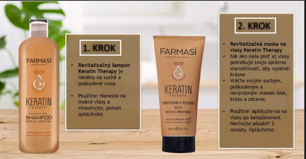 KERATIN THERAPY REVITALIZUJÚCA MASKA NA VLASY 200 ML

