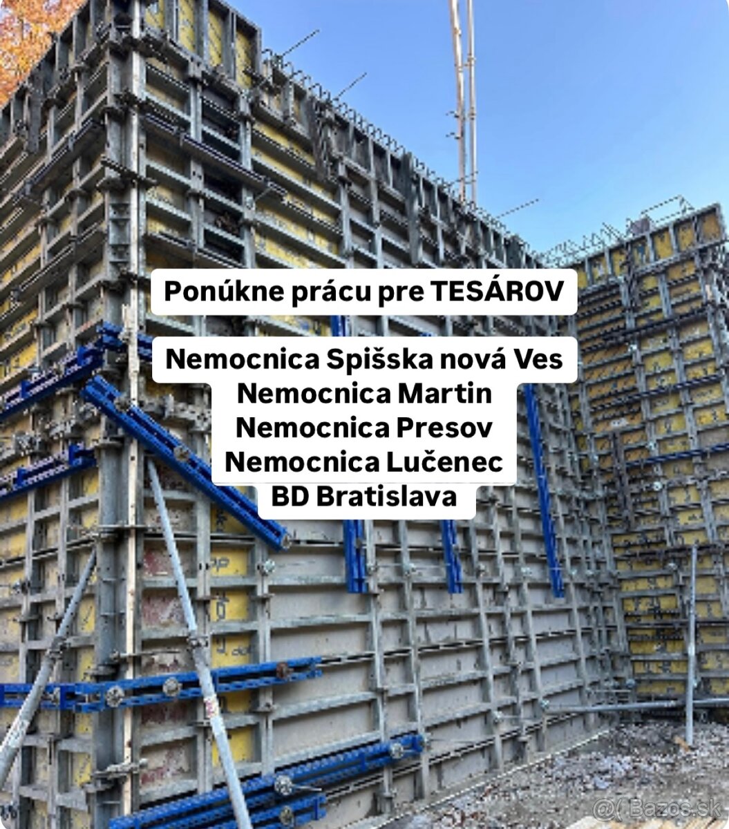 TESÁRSKE PRÁCE PERI / DOKA