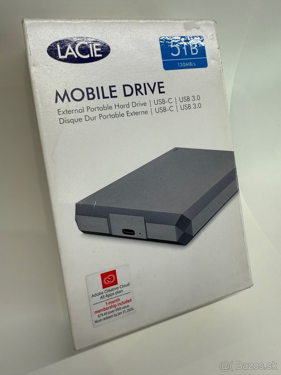 Externý disk Lacie 5T