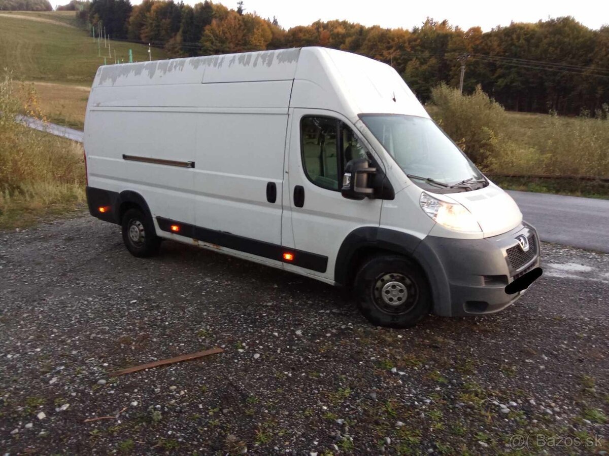 PREDAM PEUGEOT BOXER 3.0L MAXI L4H3 Š ŤAŽNYM ZARIADENIM