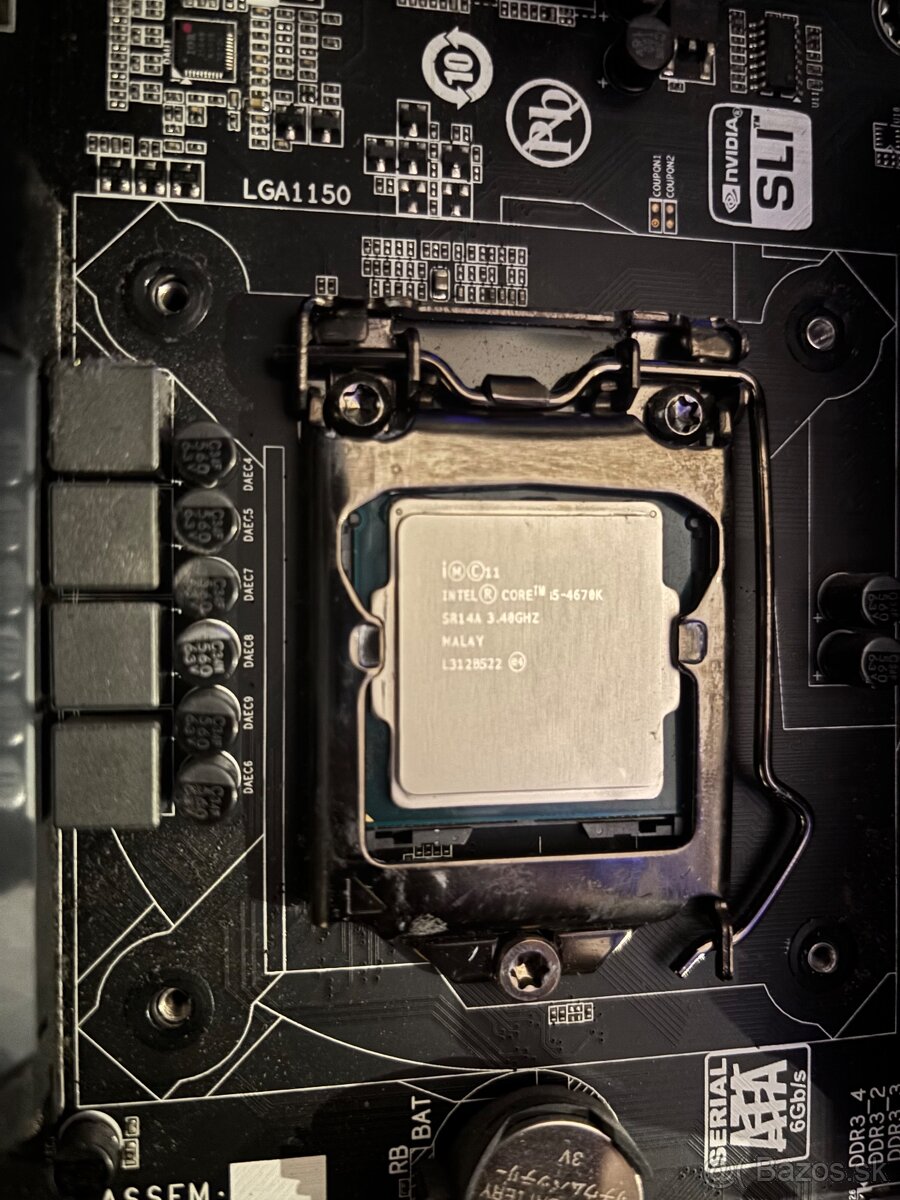 Predám Intel core i5 4670k + nejaké príslušenstvo