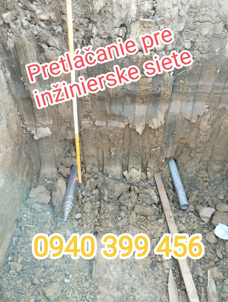 Pretláčanie pod cestou