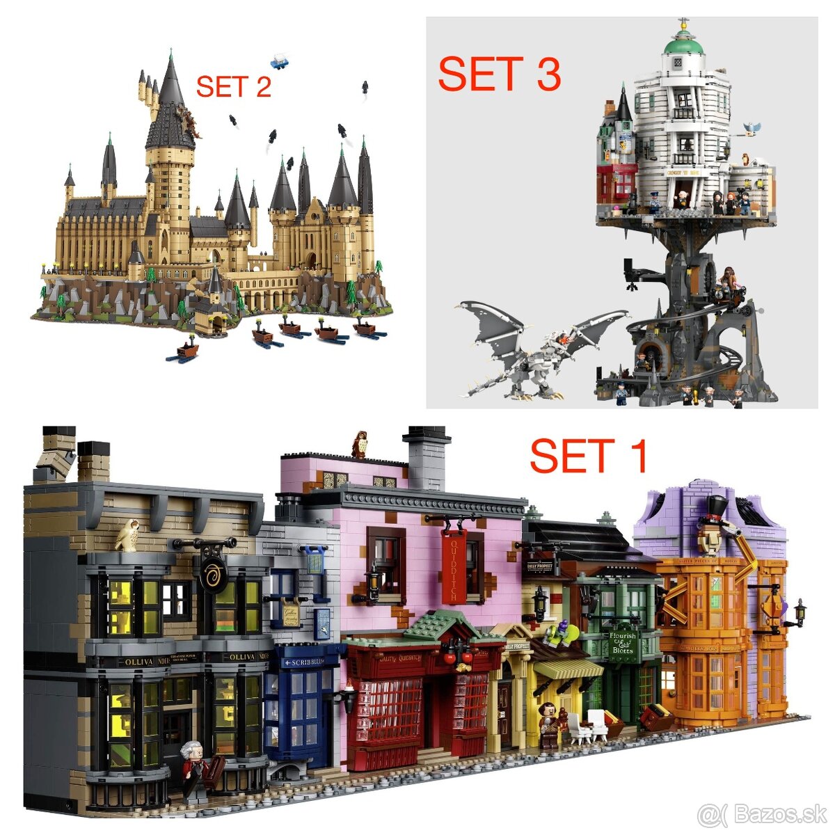 Harry Potter stavebnice 6 + figúrky - typ lego