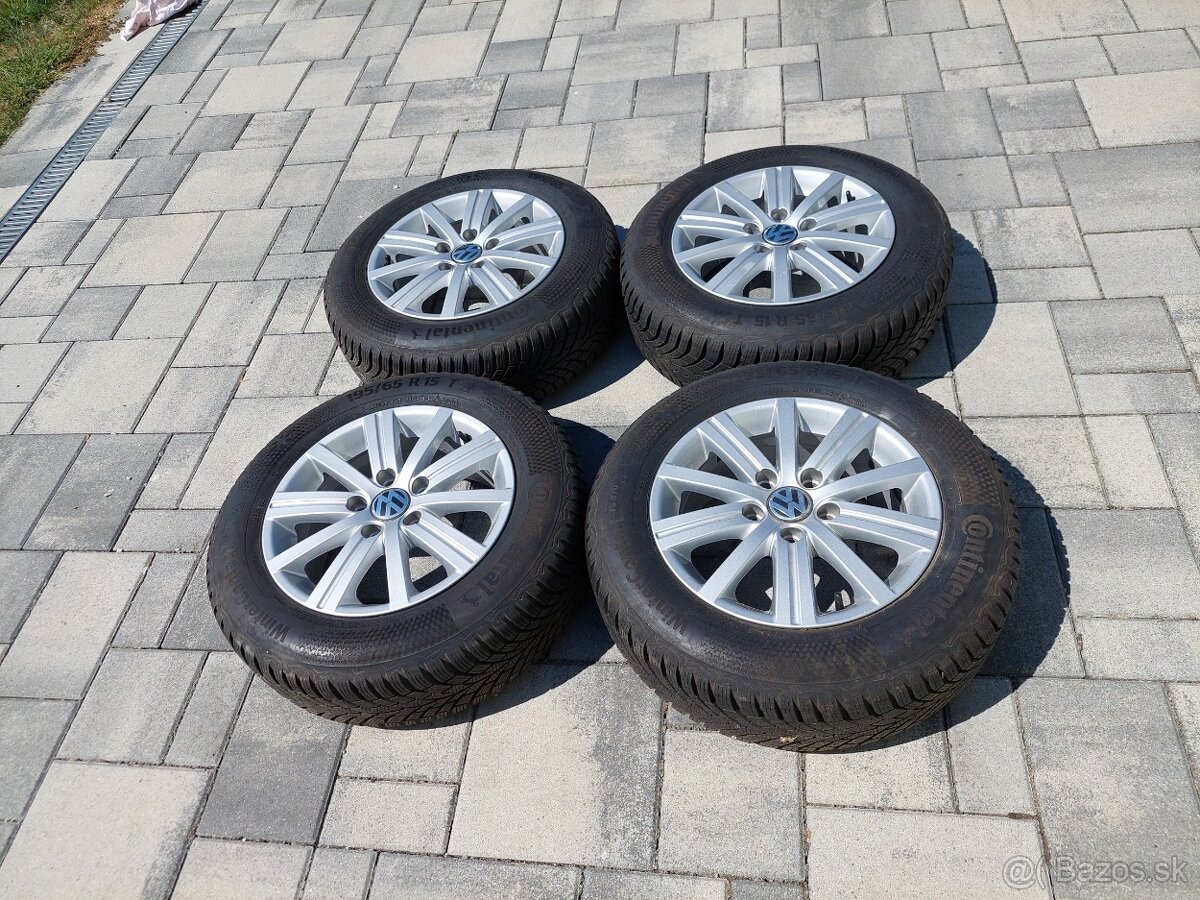 Alu.disky W.Golf 7,5x112 R15 CONTINENTAL Zimna Sada