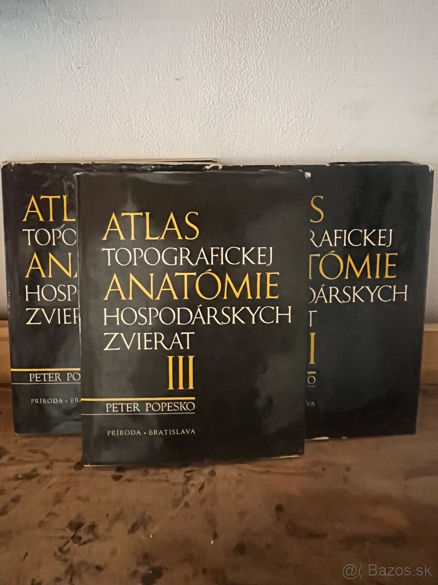 Atlas anatómie hospodárskych zvierat- Popesko