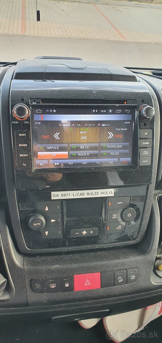 autoradio Fiat Ducato 2006-16 CD,DVD,GPS,wifi,bluetooth