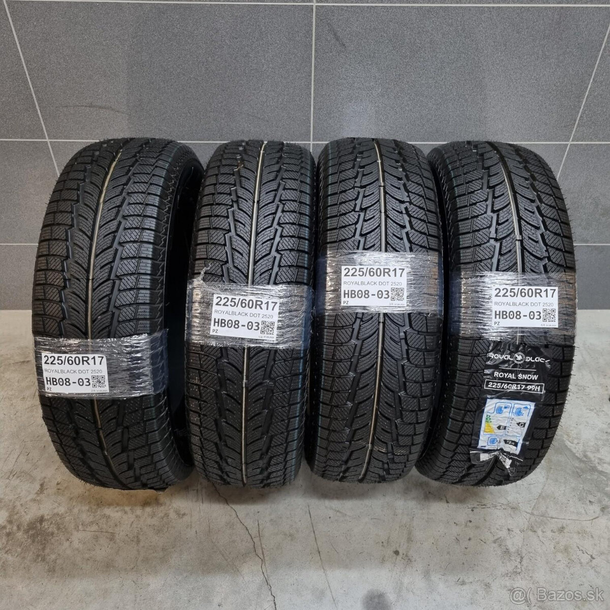 Zimné pneumatiky 225/60 R17 ROYALBLACK DOT2520