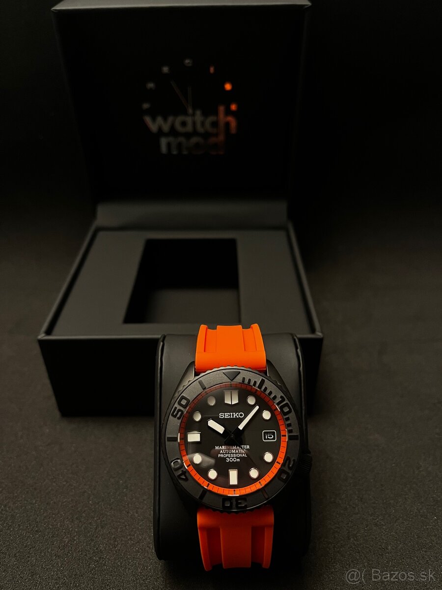 Seiko mod SKX Orange Marine