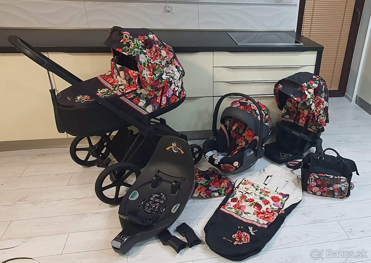 Cybex priam spring blossom dark 3v1