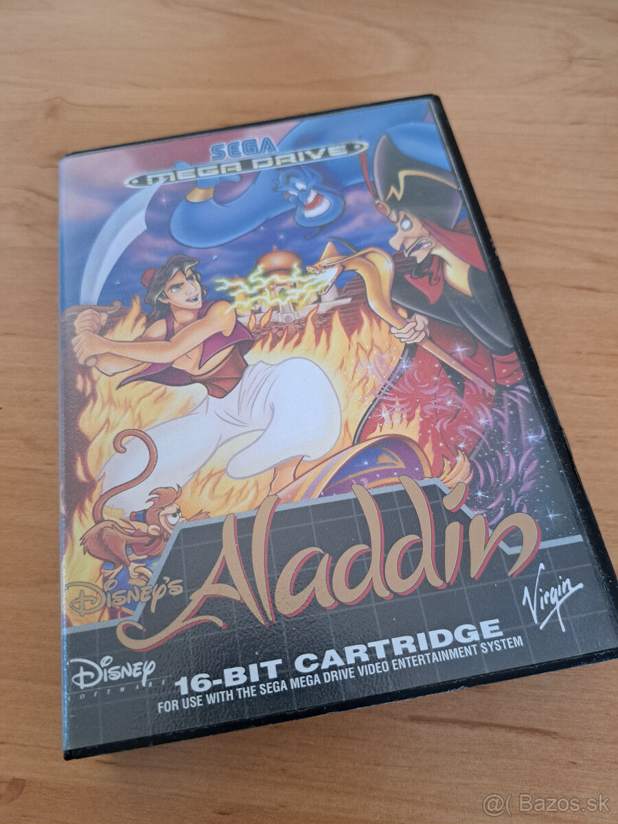 Hra na Sega Megadrive 16 Bit Alladin