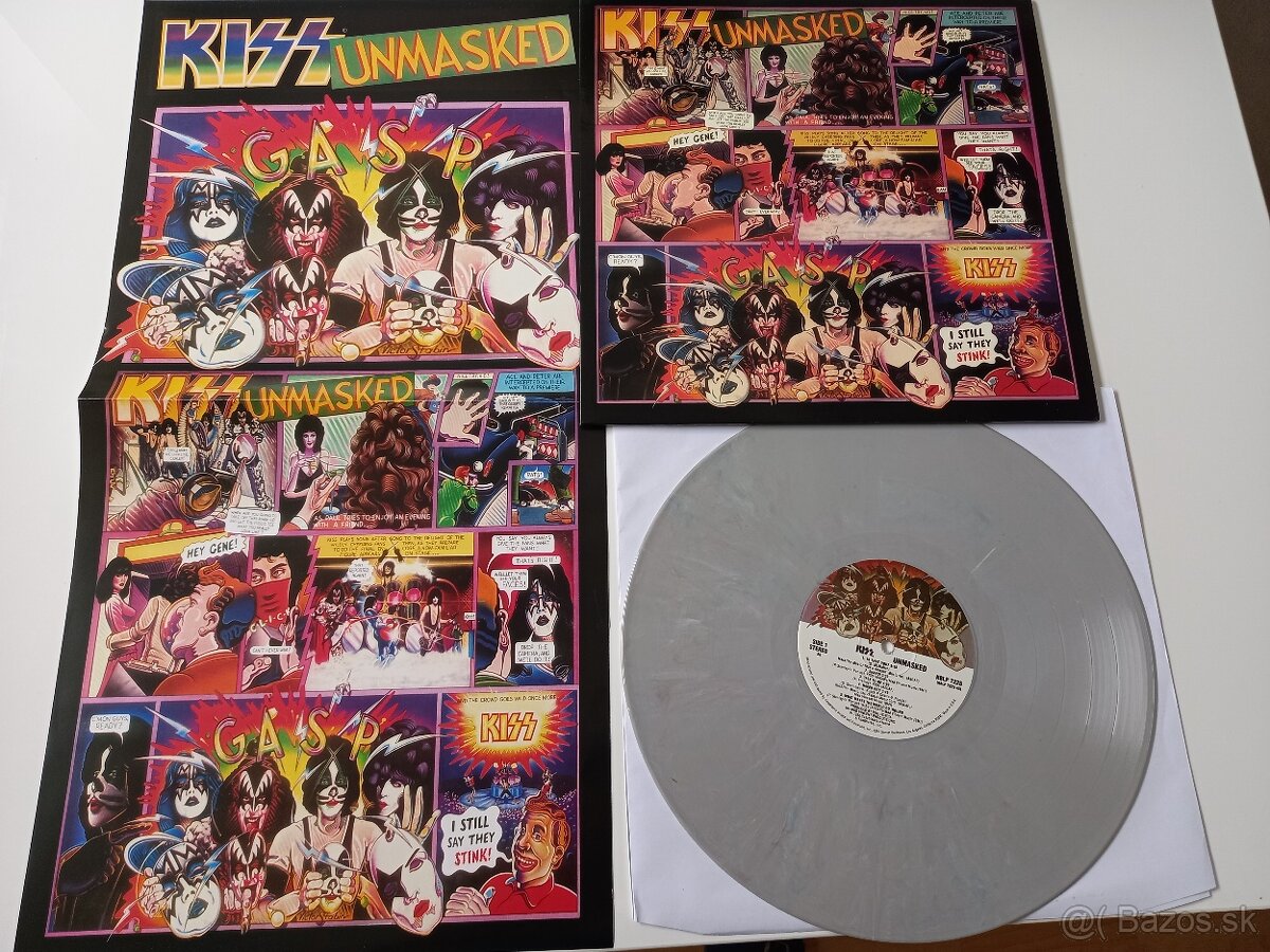 KISS “Unmasked” /Casablanca/sedy vinyl+plagat pozn:sucasne