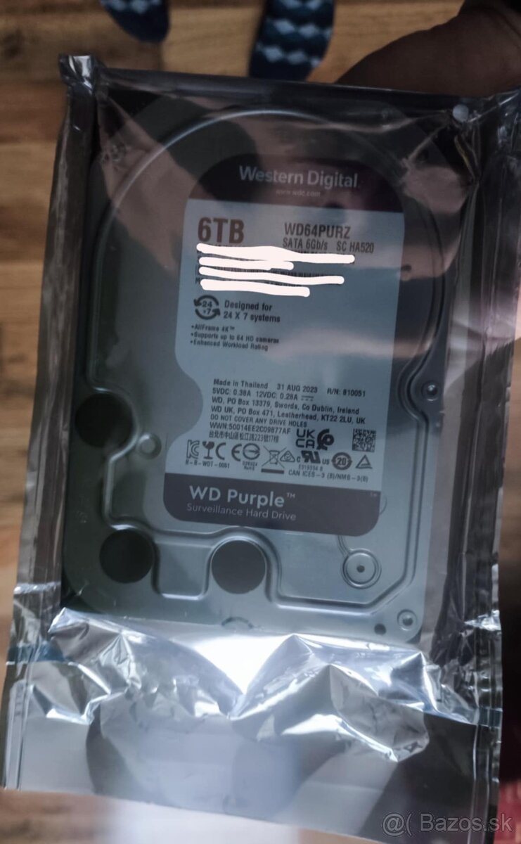 6TB HDD Western Digital WD  Purple