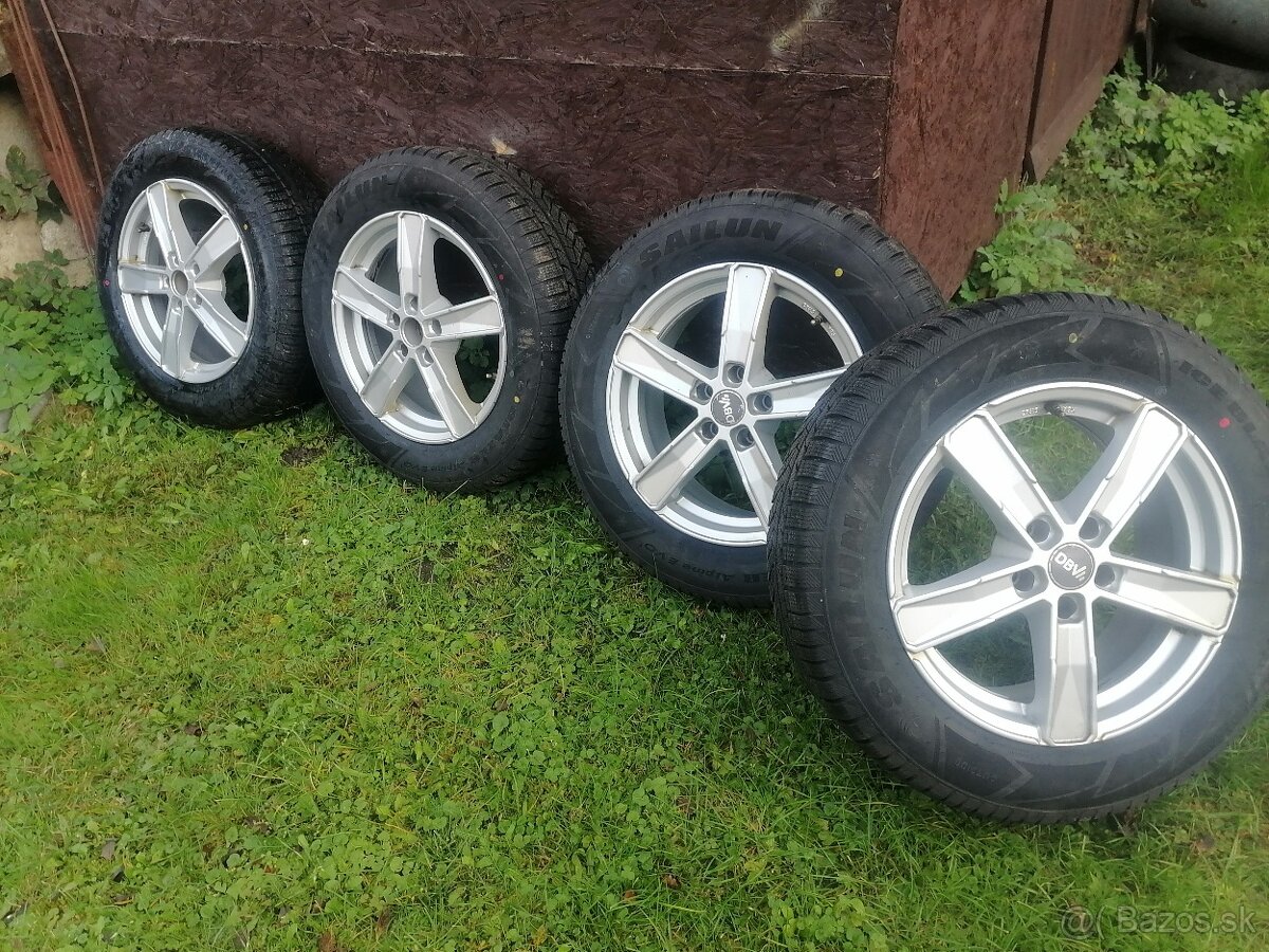 Zimné nové alu komplety 215/65 R17 ET38- 5x112