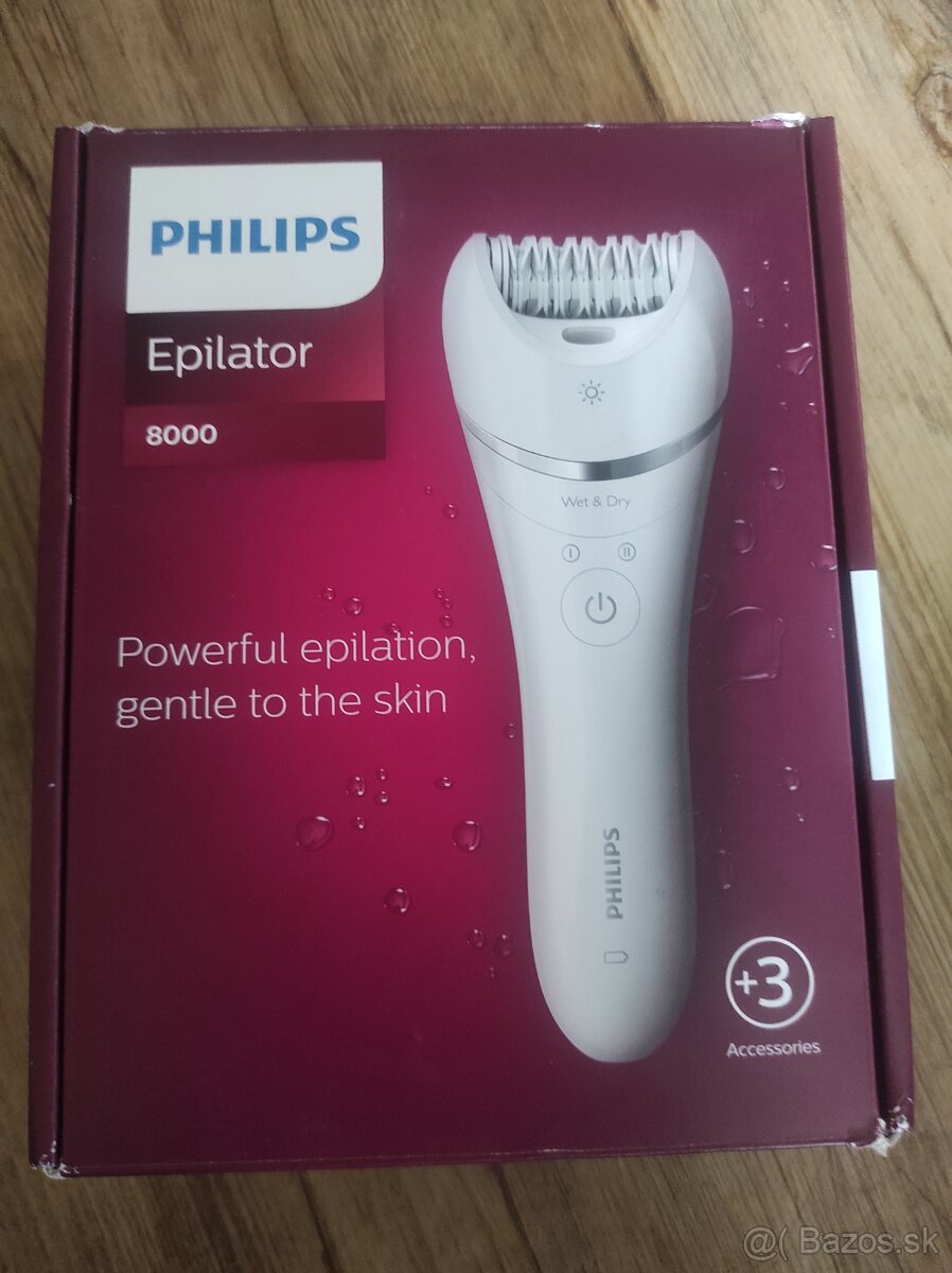 Epilátor pro mokré a suché holení PHILIPS series  8000 BRE70