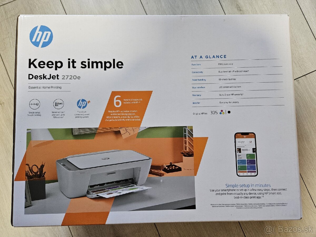 Multifunkčná atramentová tlačiareň HP DeskJet 2720e