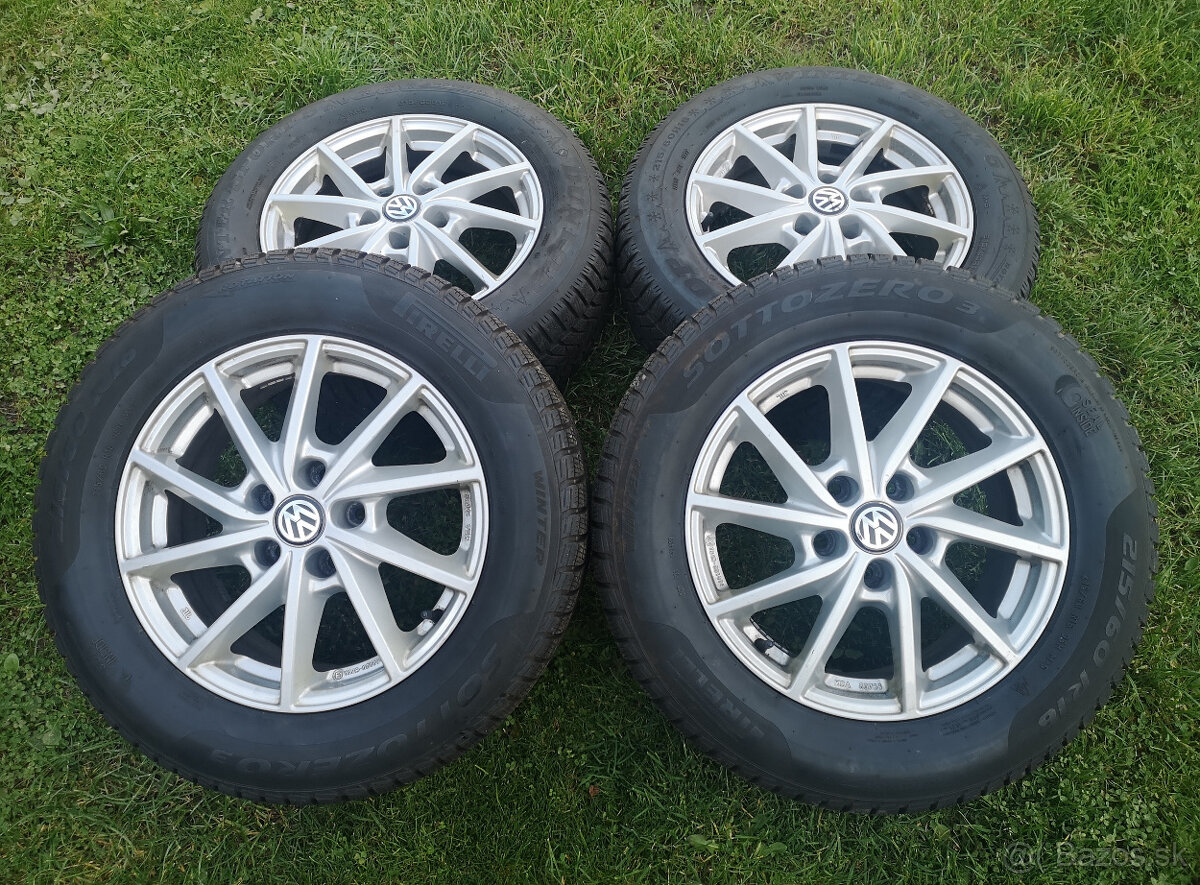 Zimné kolesá originál VW 5x112 r16