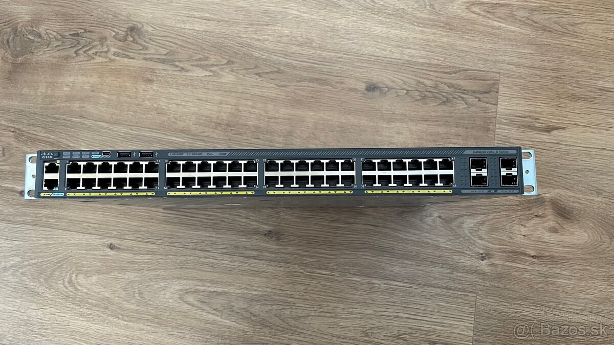 CISCO PoE switch C2960X-48 370W