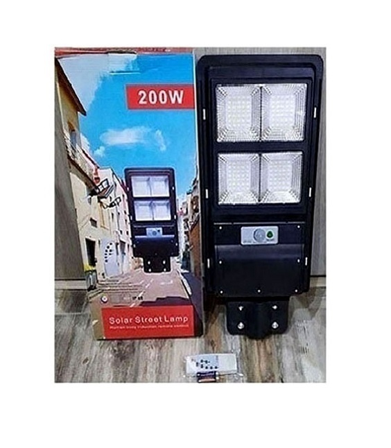 Solarne svetlo LED lampa 200W + diaľkový ovládač