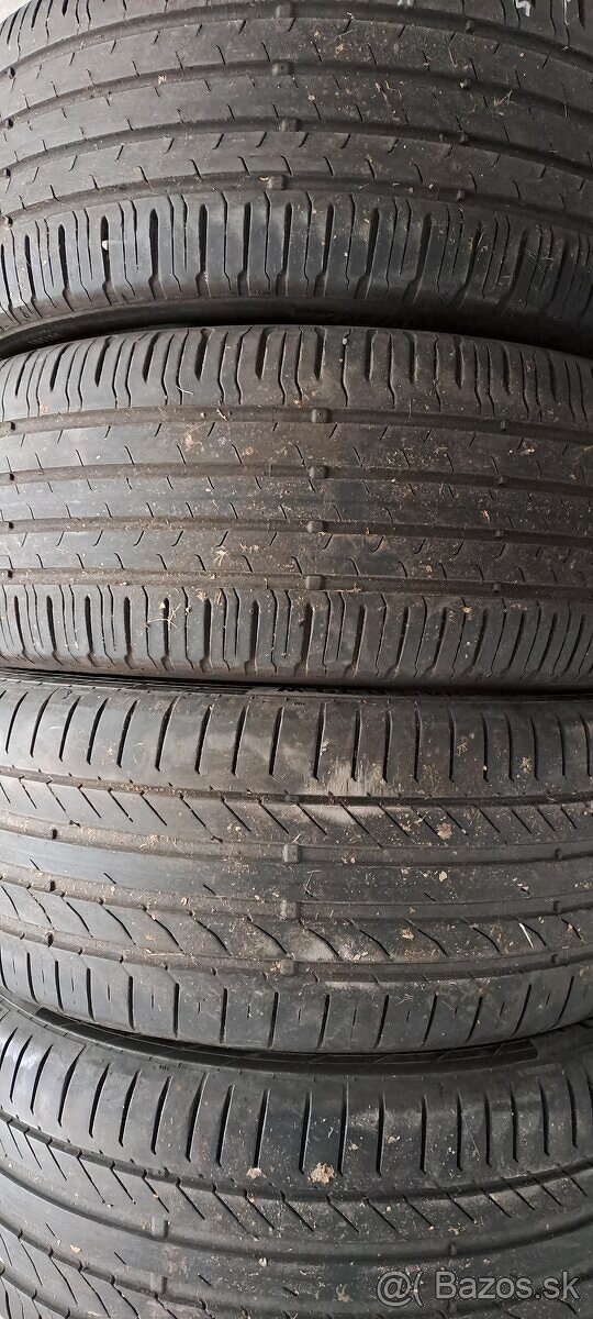 Predám 4ks jazdené letné 235/45r18-94W Continental