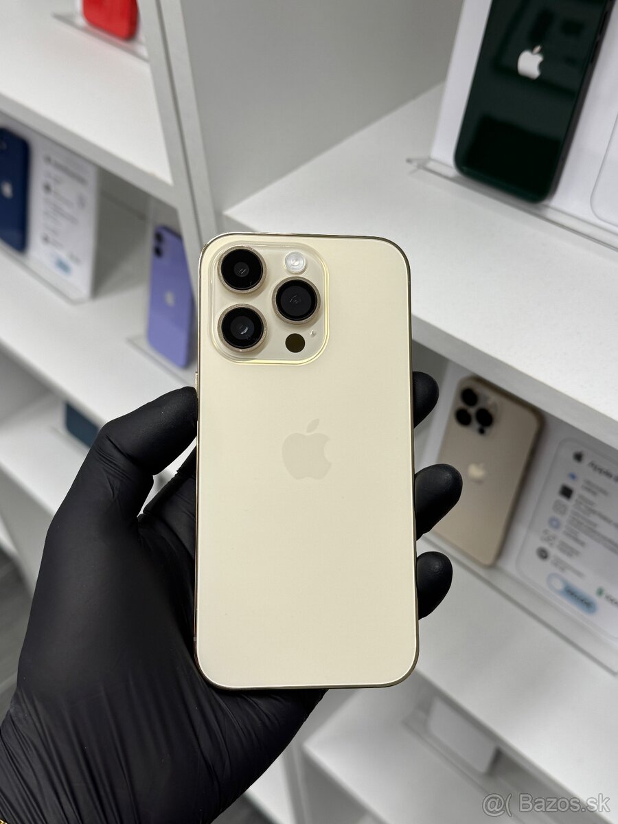 ZÁRUKA 2 ROKY /  Apple iPhone 14 Pro 128GB Gold, 100%