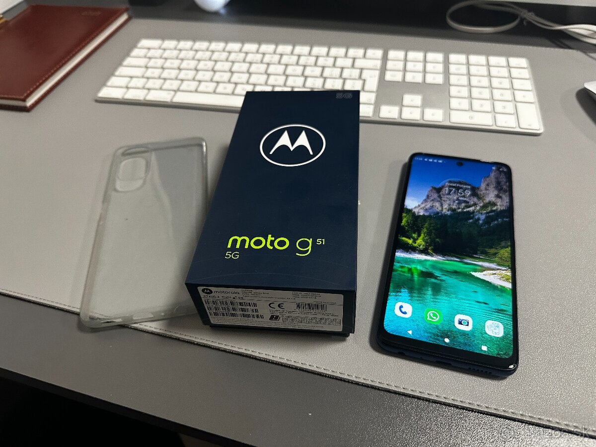 Motorola Moto G51 5G 4GB/64GB MODRÝ v stave NOVEHO