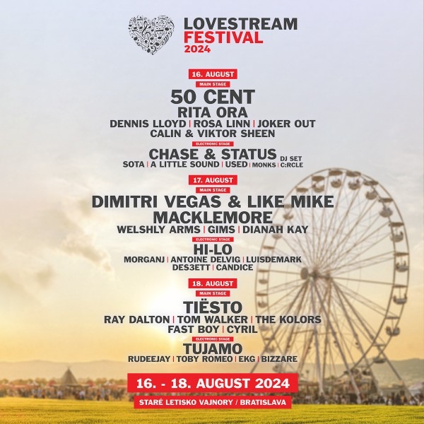 3-dňová vstupenka na Festival Lovestream