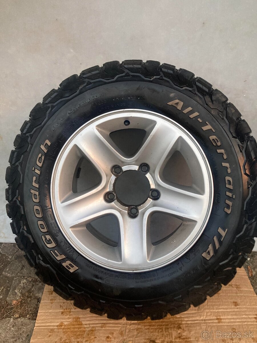 Disky Grand Vitara + pneu BF Goodrich All Terrain 235/70 r16