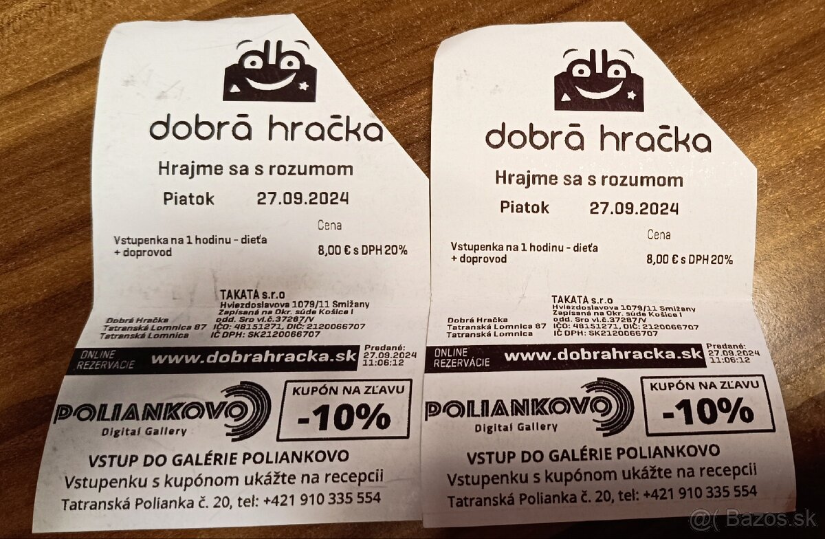 Darujem  2x 10% zľavu na Poliankovo