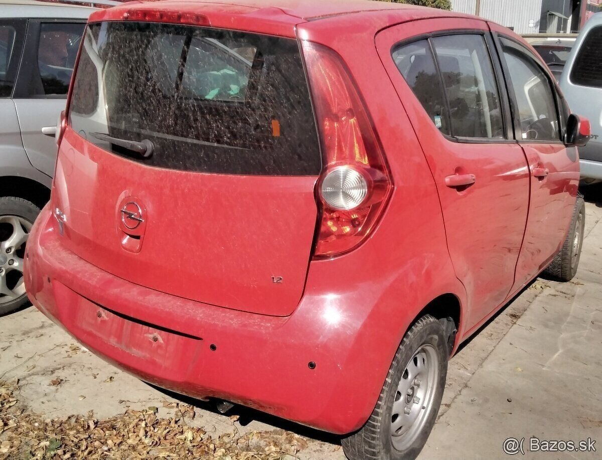 OPEL AGILA 1.2 2008 predám MOTOR K12B, DVERE, AUTOMATICKÁ PR