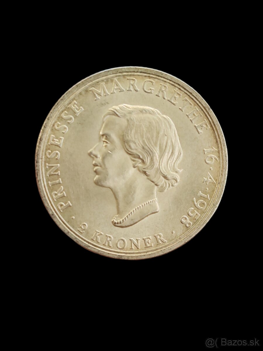 2 Kroner 1958 - Dánsko