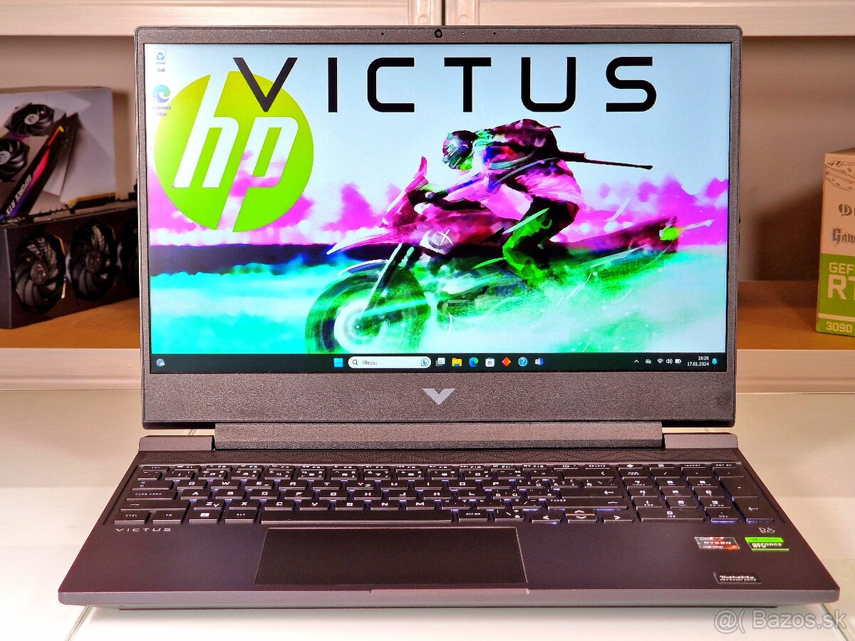 NOVÝ HERNý NOTEBOOK HP VICTUS | Ryzen 7535HS | RTX | DDR5